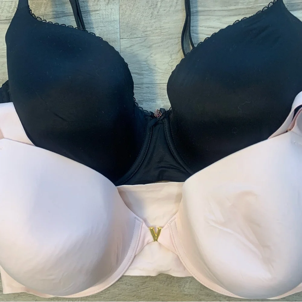 Victoria Secret 2 Bras Lined Demi Perfect Coverage - Picture 6 of 13